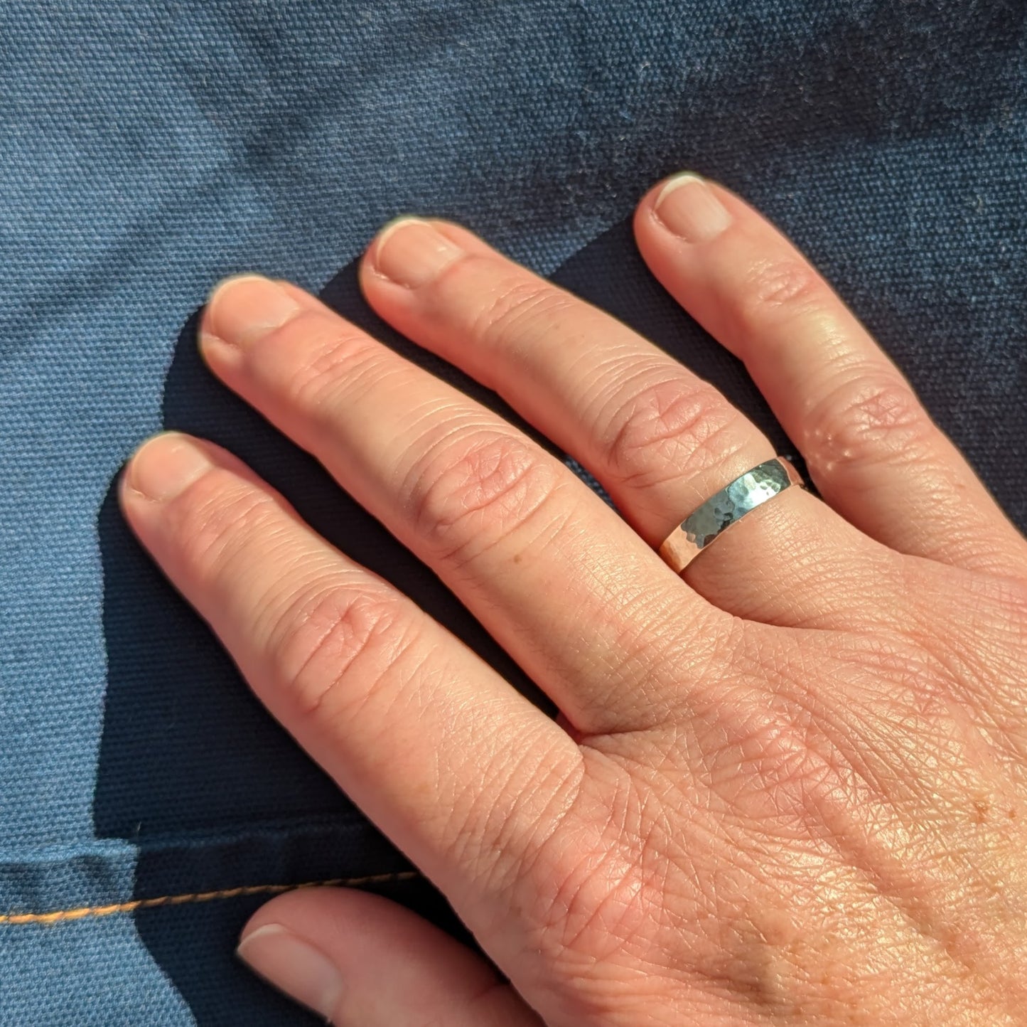 Sea Surf Silver Ring