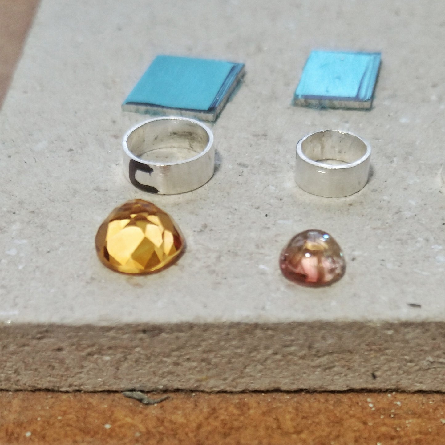 Making of Cornish Sunset 3 Ring Stack