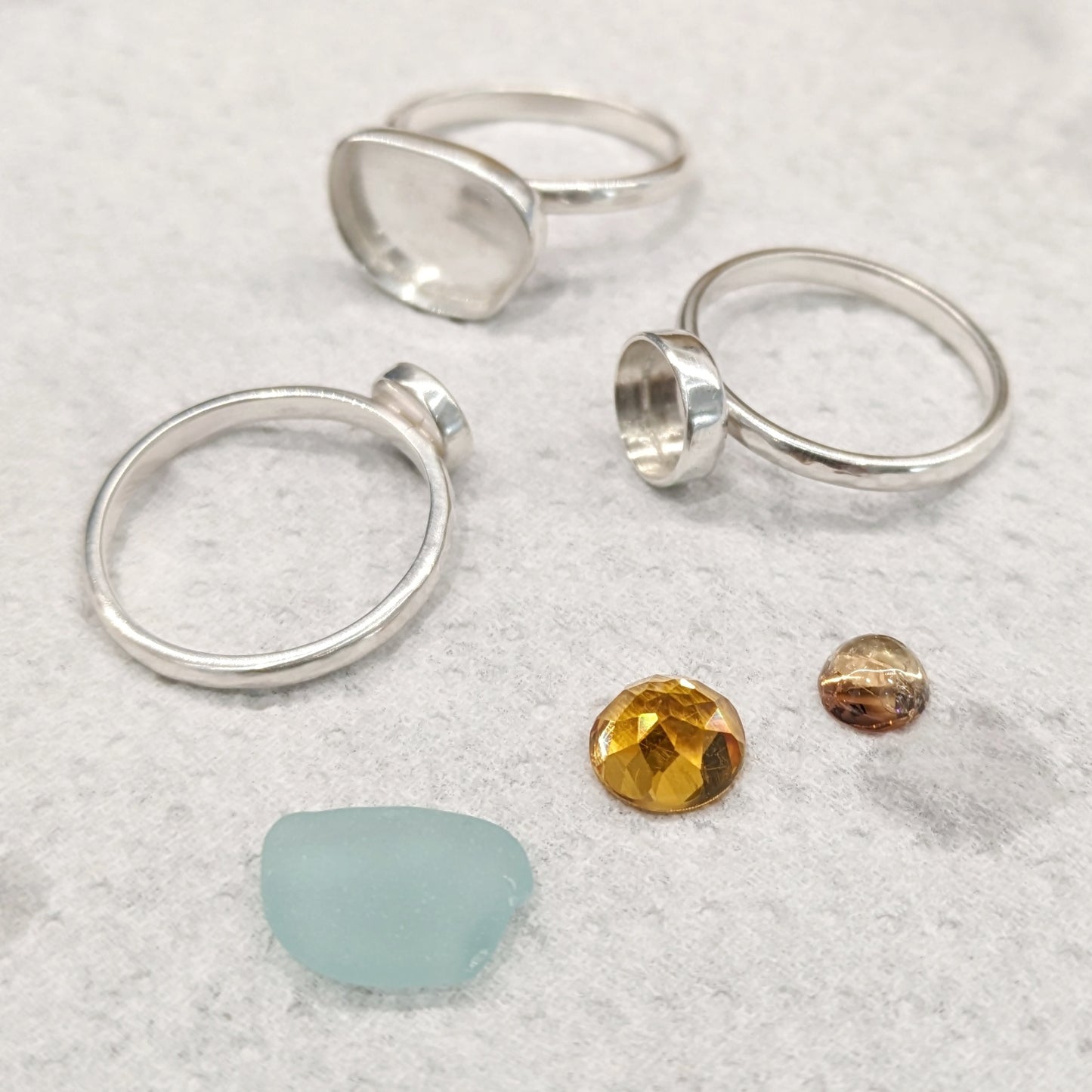 Making of Cornish Sunset 3 Ring Stack