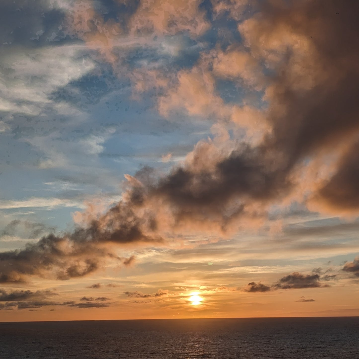 Sunset at Tintagel, Cornwall
