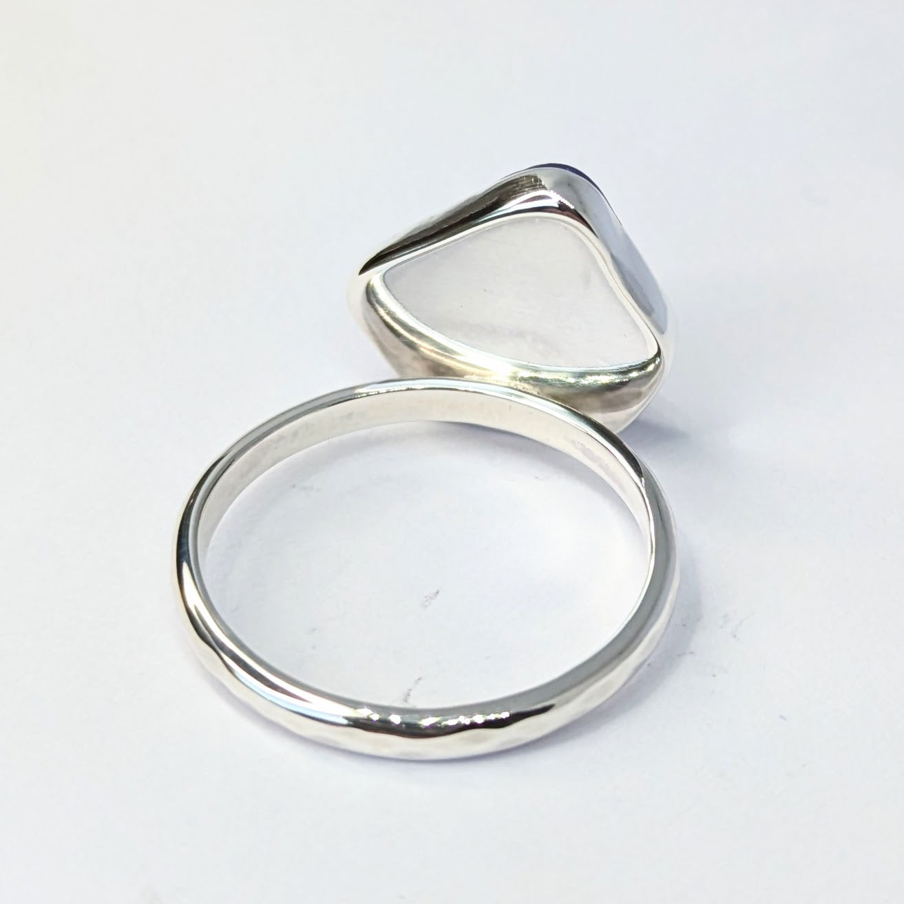 Moonlit Silver Stacker Rings