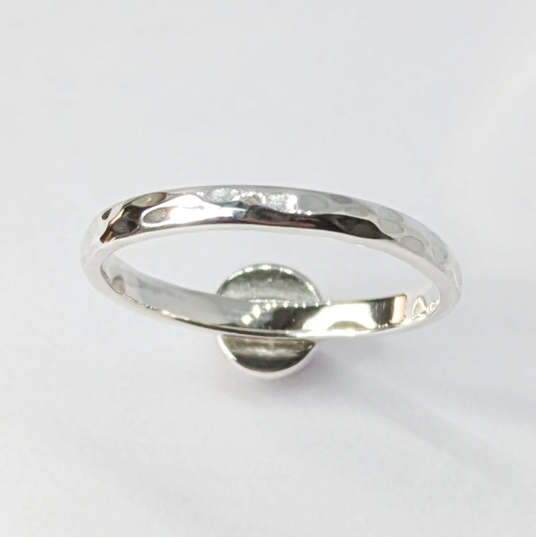 Back of Tourmaline Silver Ring