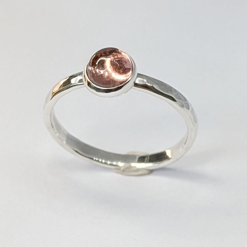Tourmaline Silver Ring
