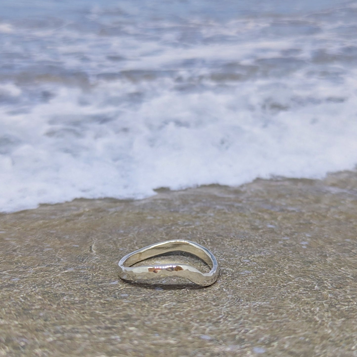 Silver Wave Ring
