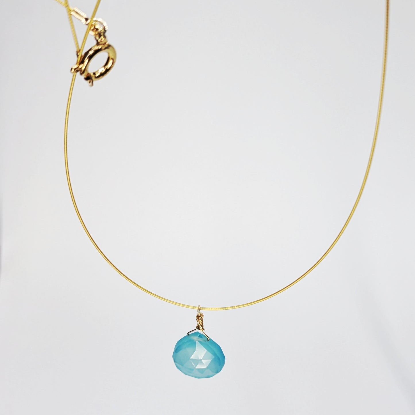Cornish Blue Sky Drop Pendant