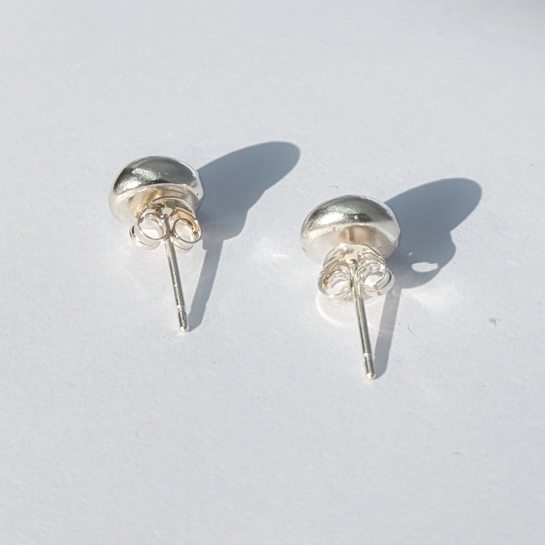 Back of Rock Pool Pebble Earrings