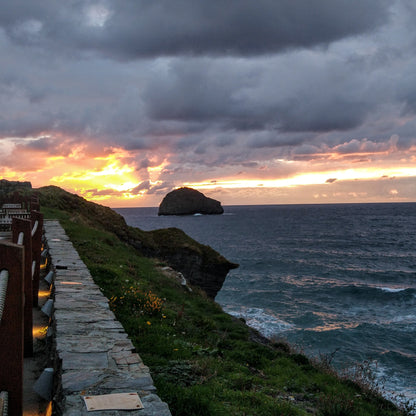 Sunset at Trebarwith Strand, Cornwall