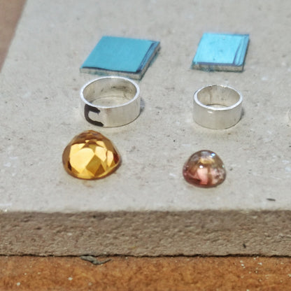Making of Cornish Sunset 3 Ring Stack