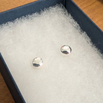 Little Pebbles of Silver Earrings