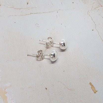 Little Pebbles of Silver Earrings