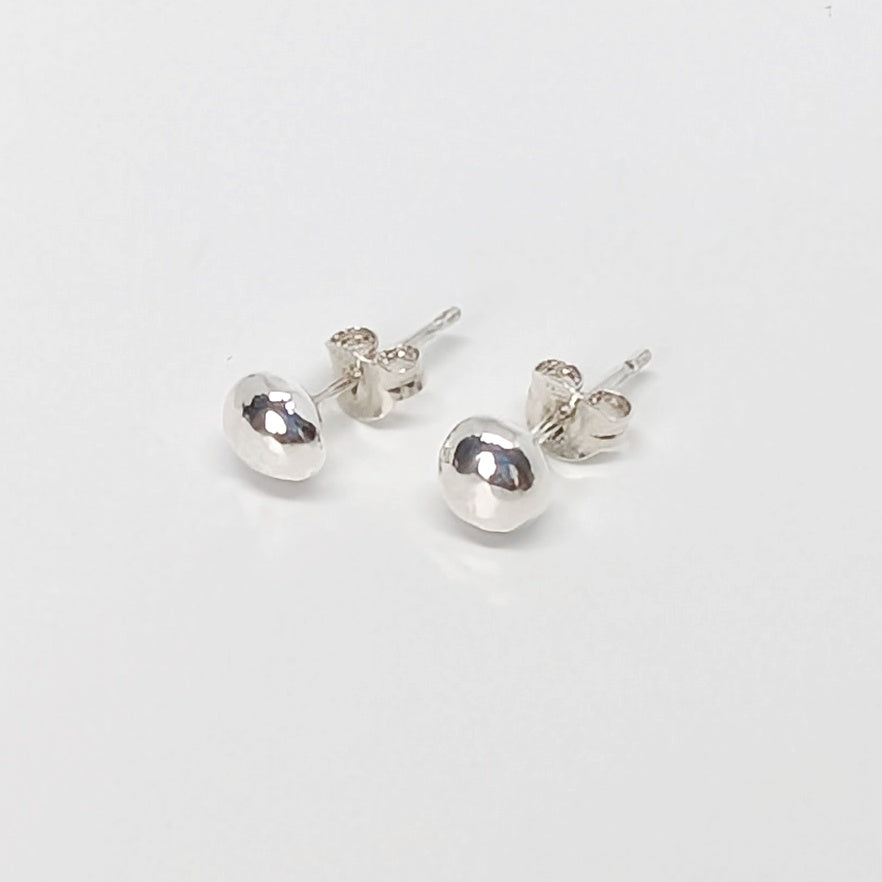 Little Pebbles of Silver Earrings