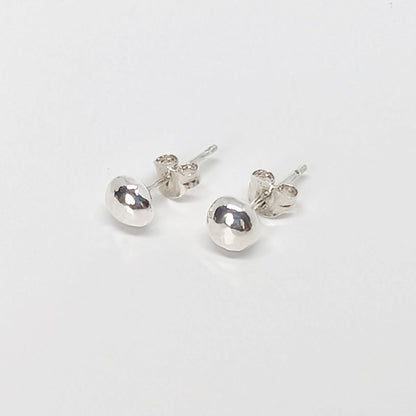 Little Pebbles of Silver Earrings