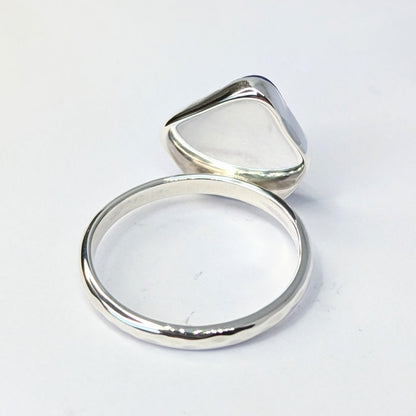 Moonlit Silver Stacker Rings
