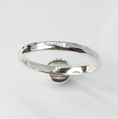 Back of Tourmaline Silver Ring