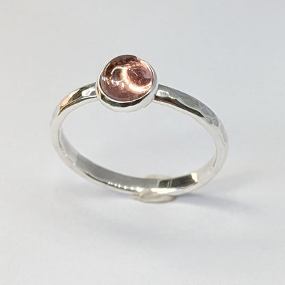 Tourmaline Silver Ring