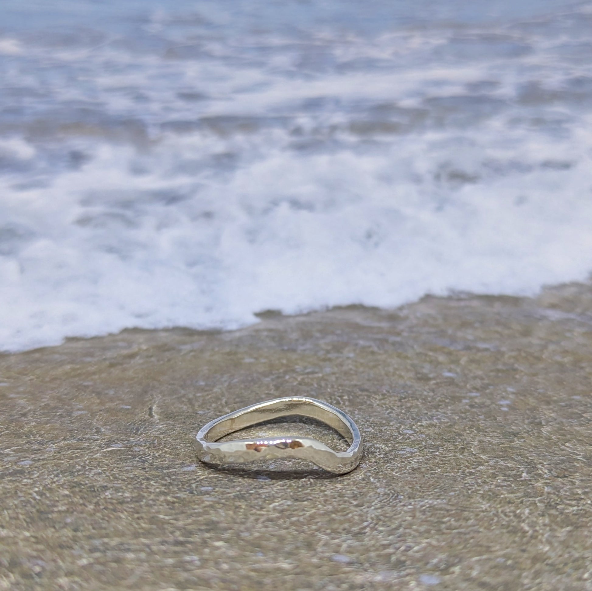 Silver Wave Ring