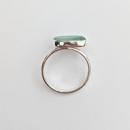 Cornish Sunset Silver Stacker Rings