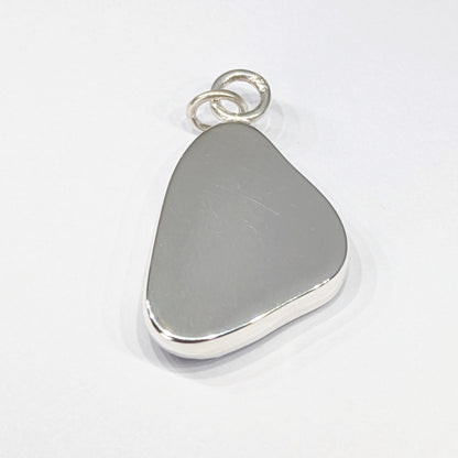 Deep Blue Sea Glass Pendant