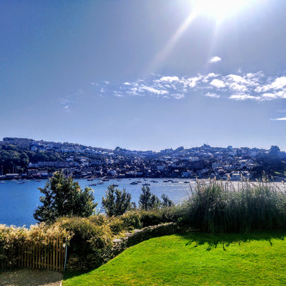 View of sunny Fowey, Cornwall