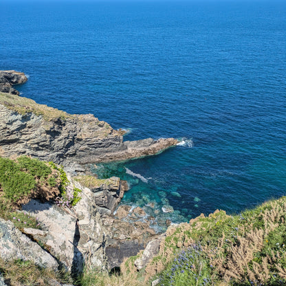 Looking out to sea from Tintagel cliffs