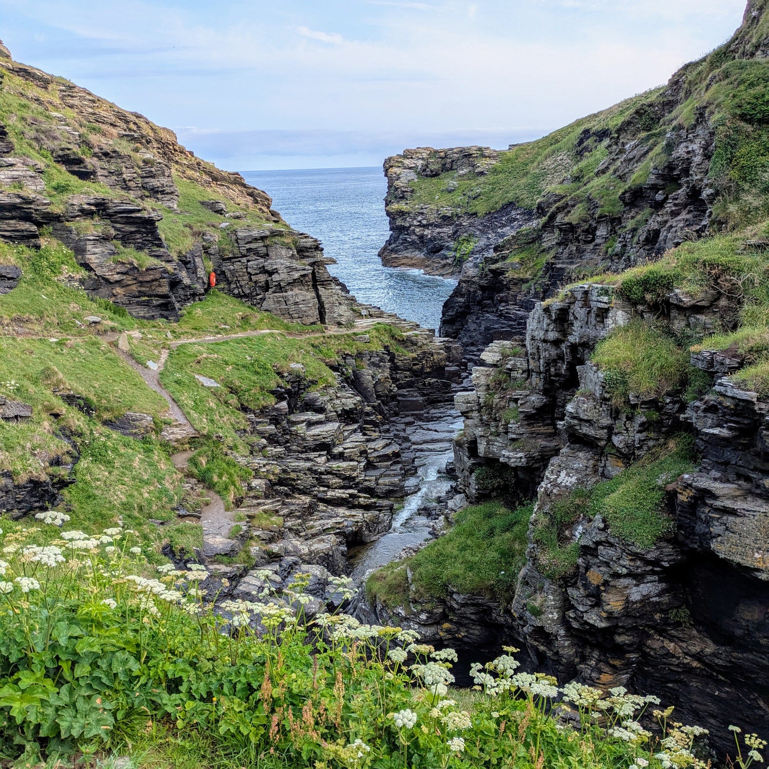 Rocky Valley leading out to Bossiney Bay, North Cornwall